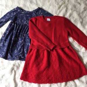 Bundle of 2 dresses 2T